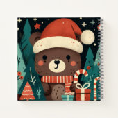 Geschenk van vreugde – Kerstcadeau van de beer Sin Notitieboek (Achterkant)