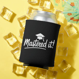 Geschenk voor afstuderen met masterdiploma, hebt h blikjeskoeler