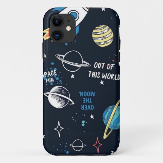 Geschenk voor astronaut in de ruimte Galaxy planet Case-Mate iPhone Case (Achterkant)