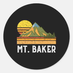 Geschenk voor bergvakantie - bergklimmen hiking be ronde sticker