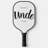 Geschenk voor bevordering tot oom zwangerschapsaan pickleball paddle (Voorkant)