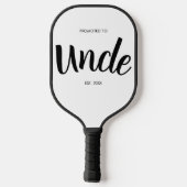 Geschenk voor bevordering tot oom zwangerschapsaan pickleball paddle (Achterkant)