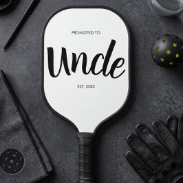 Geschenk voor bevordering tot oom zwangerschapsaan pickleball paddle