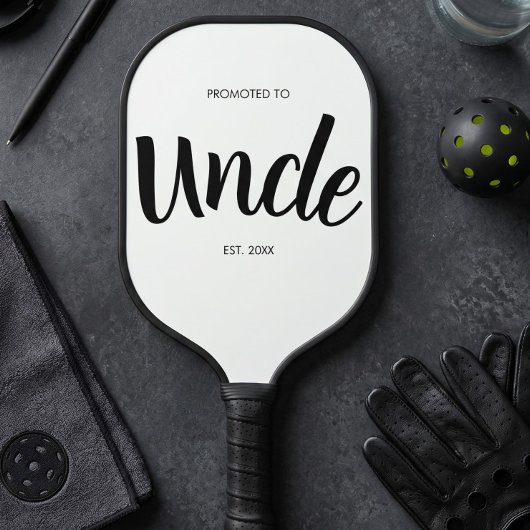 Geschenk voor bevordering tot oom zwangerschapsaan pickleball paddle