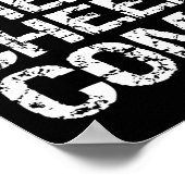 Geschenk voor cheerleader competitie Matching Chee Poster (Hoek)