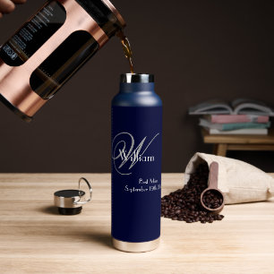 Geschenk voor de getuige van de bruidegom Elegant  Waterfles