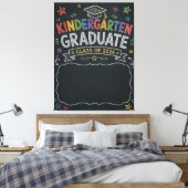 Geschenk voor eindexamenklas kleuterschool 2026 canvas afdruk (Insitu (Slaapkamer))