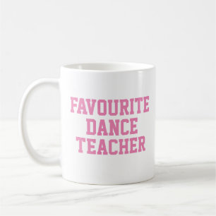 Geschenk voor favoriete dansleraar koffiemok