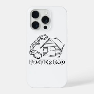 Geschenk voor Foster Dog Dad Dierenreddingsvrijwil iPhone 15 Pro Case