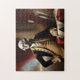 Geschenk voor George Washington-patriottische gesc Legpuzzel