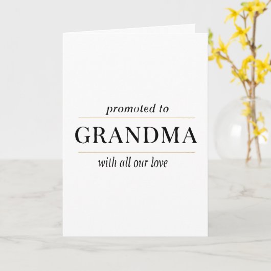 Geschenk voor gepromoveerde oma kaart (Gele Bloem)