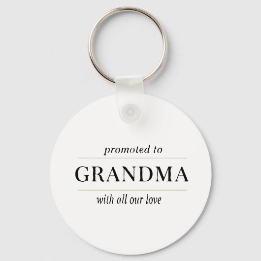 Geschenk voor gepromoveerde oma sleutelhanger (Voorkant)