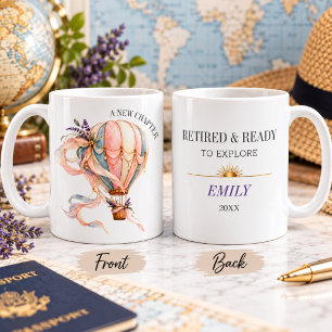 Geschenk voor het vliegen met een hete luchtballon koffiemok