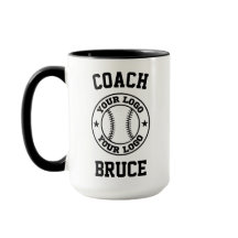 Geschenk voor honkbalcoach, aangepaste naam, logo