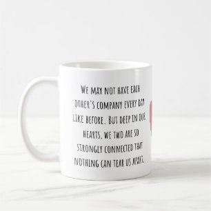 Geschenk voor lange afstand vriendschap koffiemok