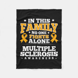 Geschenk voor MS-patiënten Overlevende multiple sc Fleece Deken