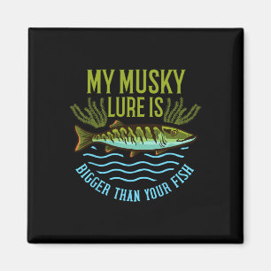 Geschenk voor Musky-vissen Muskie-lokmiddel Muskel Magneet
