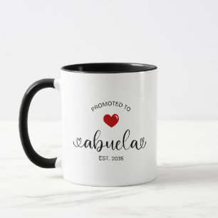 Geschenk voor nieuwe oma Abuela Mok