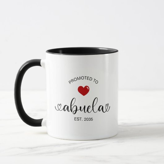 Geschenk voor nieuwe oma Abuela Mok (Links)