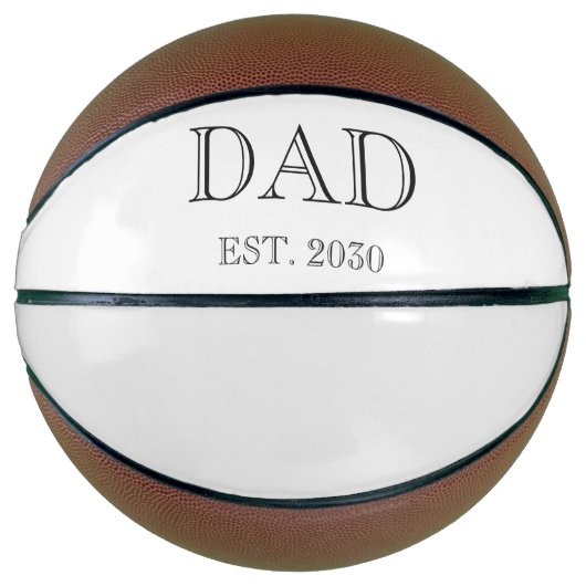 Geschenk voor nieuwe papa basketbal (Voorkant)