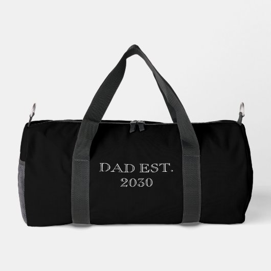 Geschenk voor nieuwe vader plunjezak (Achterkant)