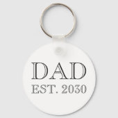 Geschenk voor nieuwe vader sleutelhanger (Voorkant)