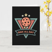 Geschenk voor Pickleball-speler om de hele dag te  Kaart (Gele Bloem)