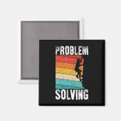 Geschenk voor probleem oplossende klimmer - Rotskl Magneet (Voorkant / Achterkant)