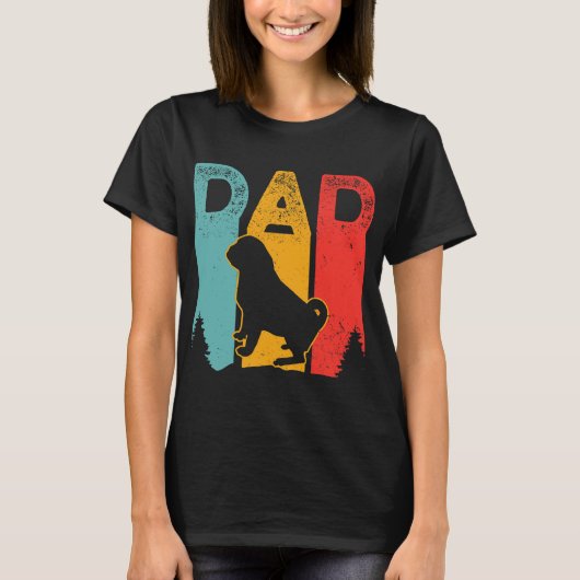 geschenk voor pug minnaar , pug gift t-shirt (Voorkant)