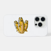 Geschenk voor Retro Vissen met Lightning Forel iPhone Hoesje (Achterkant horizontaal)
