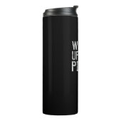 Geschenk voor rotsklimmers thermosbeker (Gedraaid links)