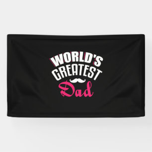 Geschenk voor vader - geweldige papa spandoek