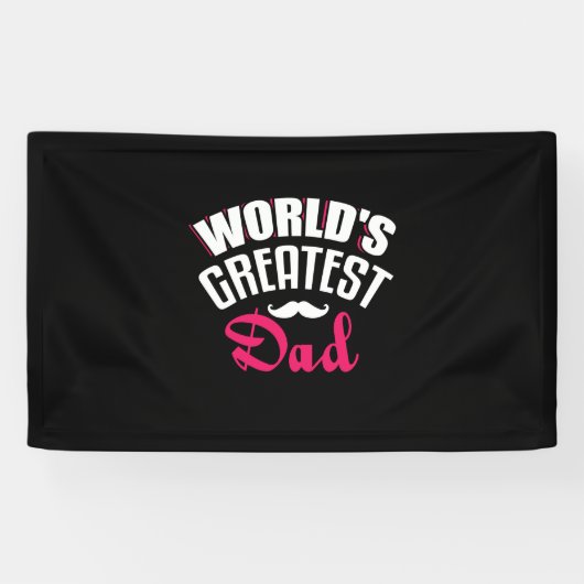Geschenk voor vader - geweldige papa spandoek (Horizontaal)