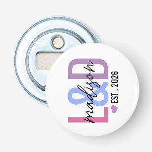 Geschenk voor verpleegkundige verloskunde en beval button flesopener