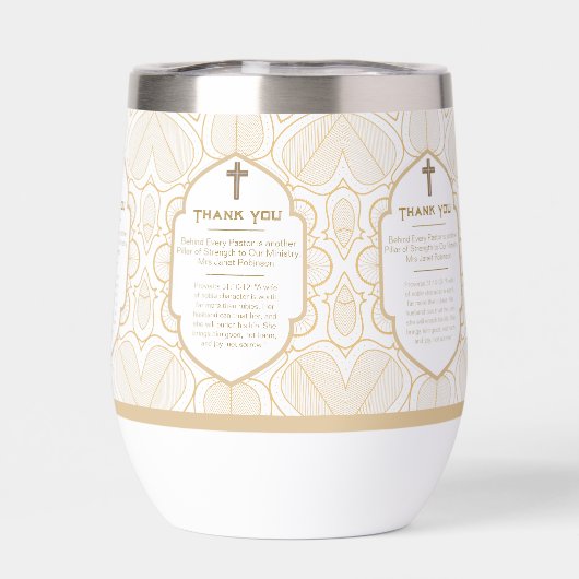 ✝️ Geschenk voor waardering voor de predikantsvrou (Achterkant)