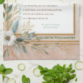 ✝️ Geschenk voor waardering voor predikantsvrouw,  Theedoek (Gevouwen)