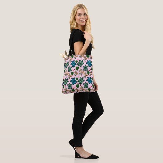 Geschenk voor zeeschildpadliefhebbers, leuk schild tote bag (Op model)