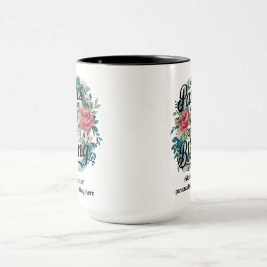 ✝️ Geschenk waardering predikantsvrouw zegen custo Mok (Midden)