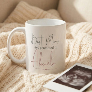 Geschenk zwangerschap aankondiging gepromoveerd to koffiemok