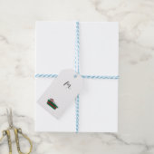 Geschenkanhänger Frohe Weihnachten Cadeaulabel (Met Touw)