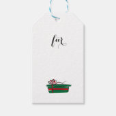 Geschenkanhänger Frohe Weihnachten Cadeaulabel (Voorkant)