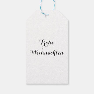Geschenkanhänger Frohe Weihnachten Cadeaulabel