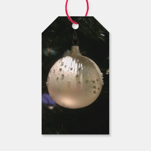 Geschenkanhänger Weihnachtskugel Cadeaulabel (Achterkant)