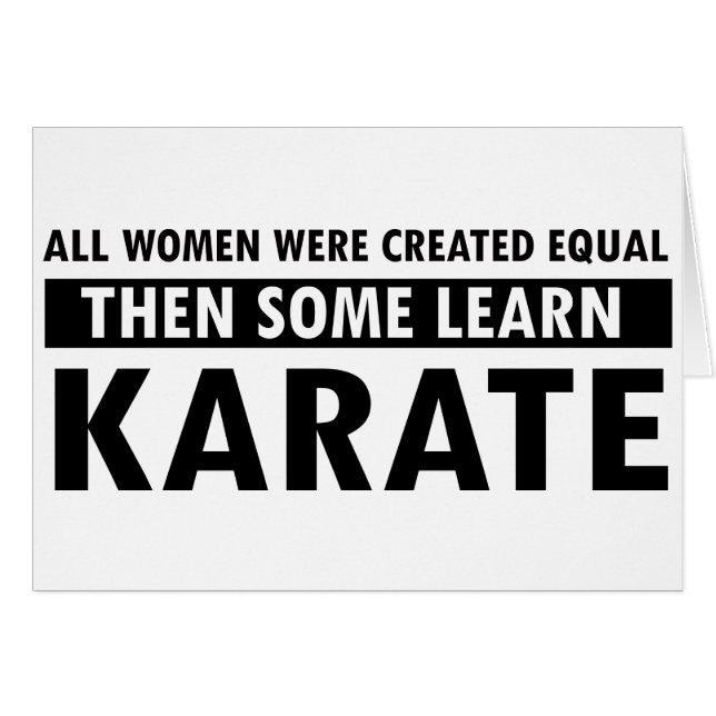 Geschenkartikelen Karate (Voorkant Horizontaal)