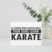 Geschenkartikelen Karate Briefkaart (Staand voorkant)