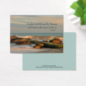 geschenkbehuizing kaart Zeegezicht met golven en r (Bureau)