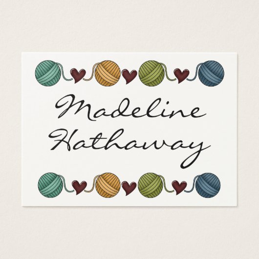 Geschenkbijlage Kaart / Label - Breien - door SRF (Voorkant)