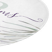 Geschenkboard met waterverf lavendel en monogram snijplank (Hoek)