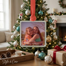 Geschenkdesign met metalen ornament voor beste vri