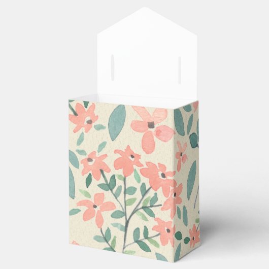 GESCHENKDOOSJE |  Floral Storybook Baby shower Bedankdoosjes (Geopend)